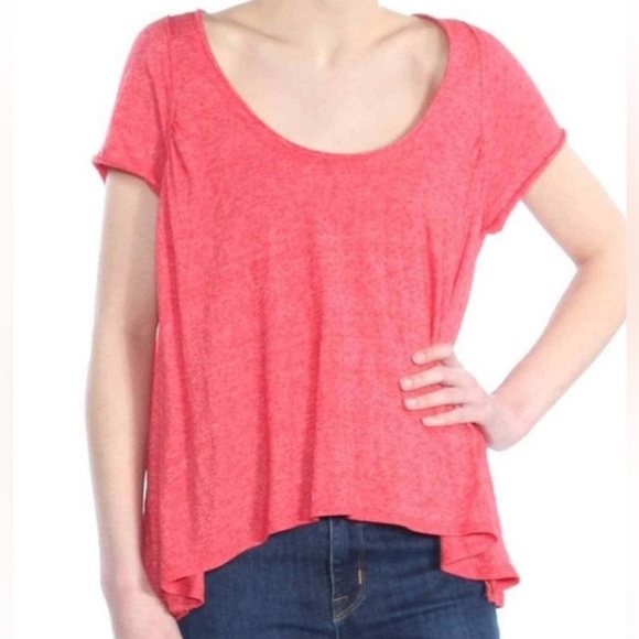 We The Free Tops - We the Free heather red swing top, small